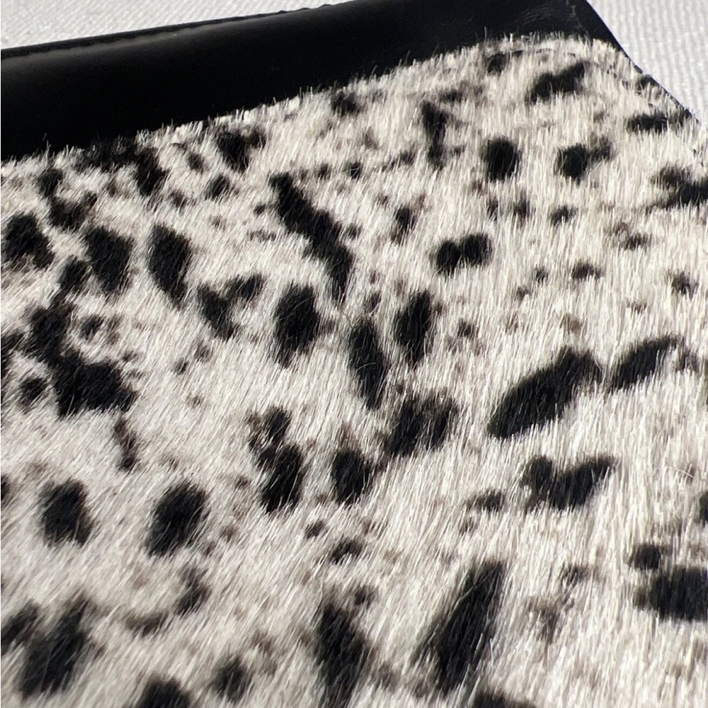 ALLSAINTS Black and White Animal Print Clutch - Picture 8 of 8